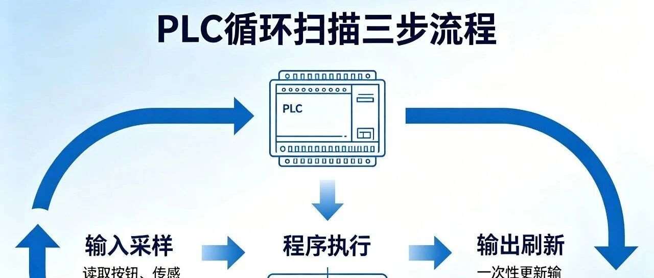 上海霏莱不可教育带你了解PLC核心逻辑&mdash;&mdash;循环扫描工作原理（原理基石篇）