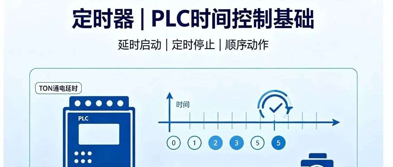 霏莱不可教育第8期：定时器｜PLC时间控制基础，延时启动、定时停止、顺序动作怎么实现？